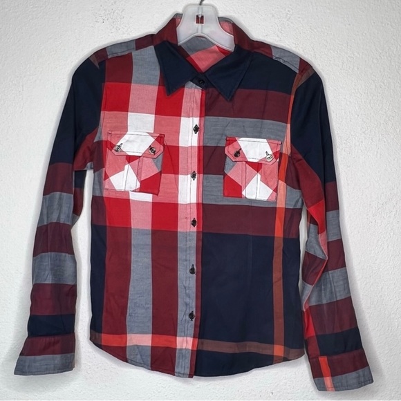 AUTHENTIC BURBERRY Brit Plaid Button-down Shirt - Picture 3 of 7